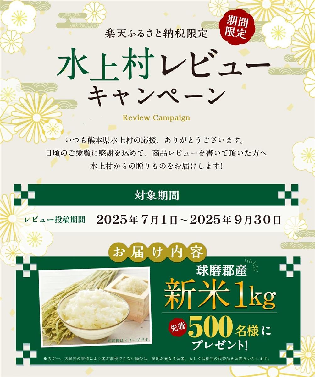 レビューキャンペーンの画像
