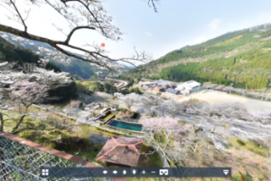 水上学園を見下ろせる高台の写真の画像（別ウインドウで開きます）